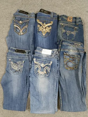 #150 Ladies Y2K Flared Jeans -10