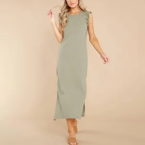 A-line knitted dress with wooden ears_CWDMD2312