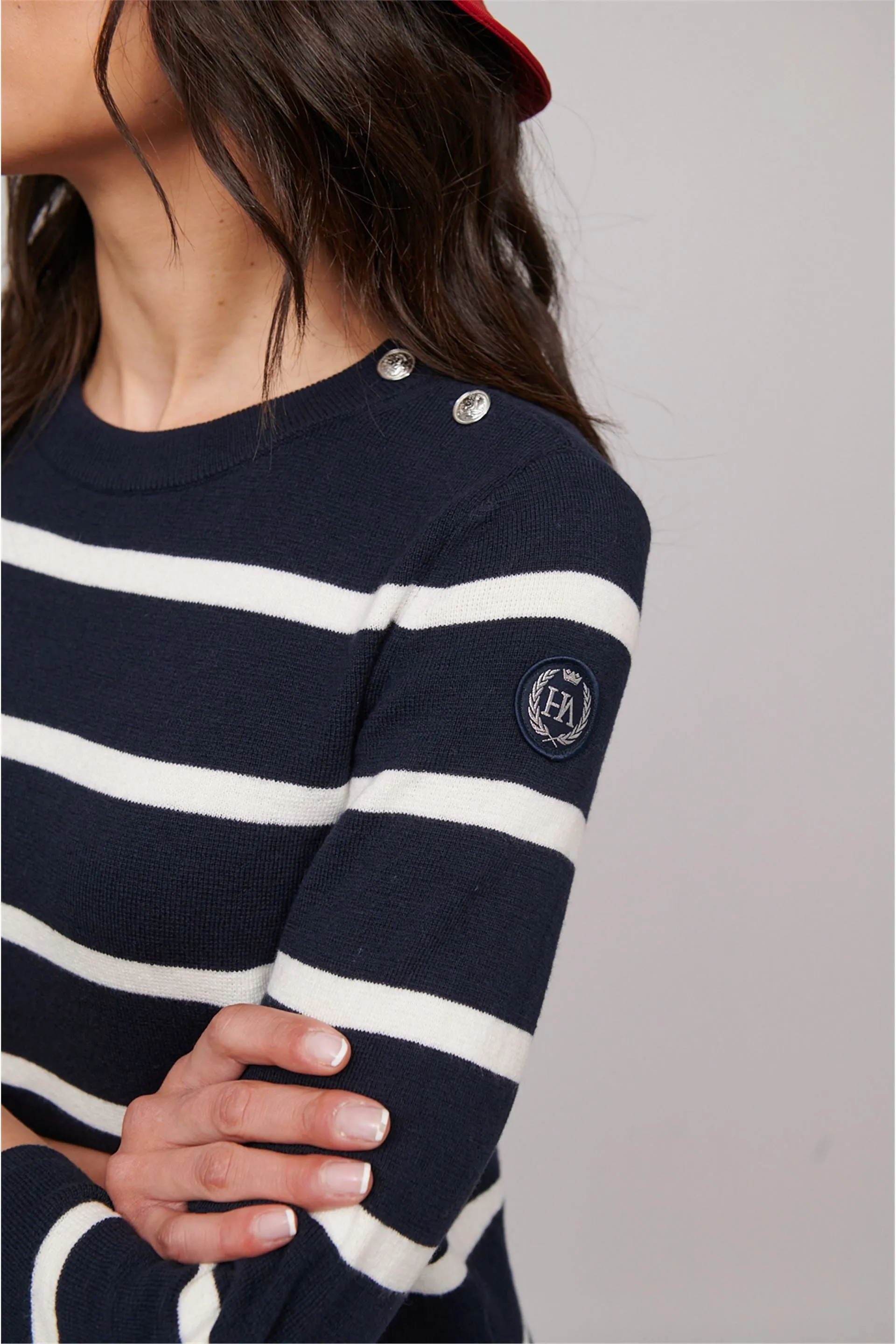 Amanda Luxury Soft Cotton Sweater NAVY