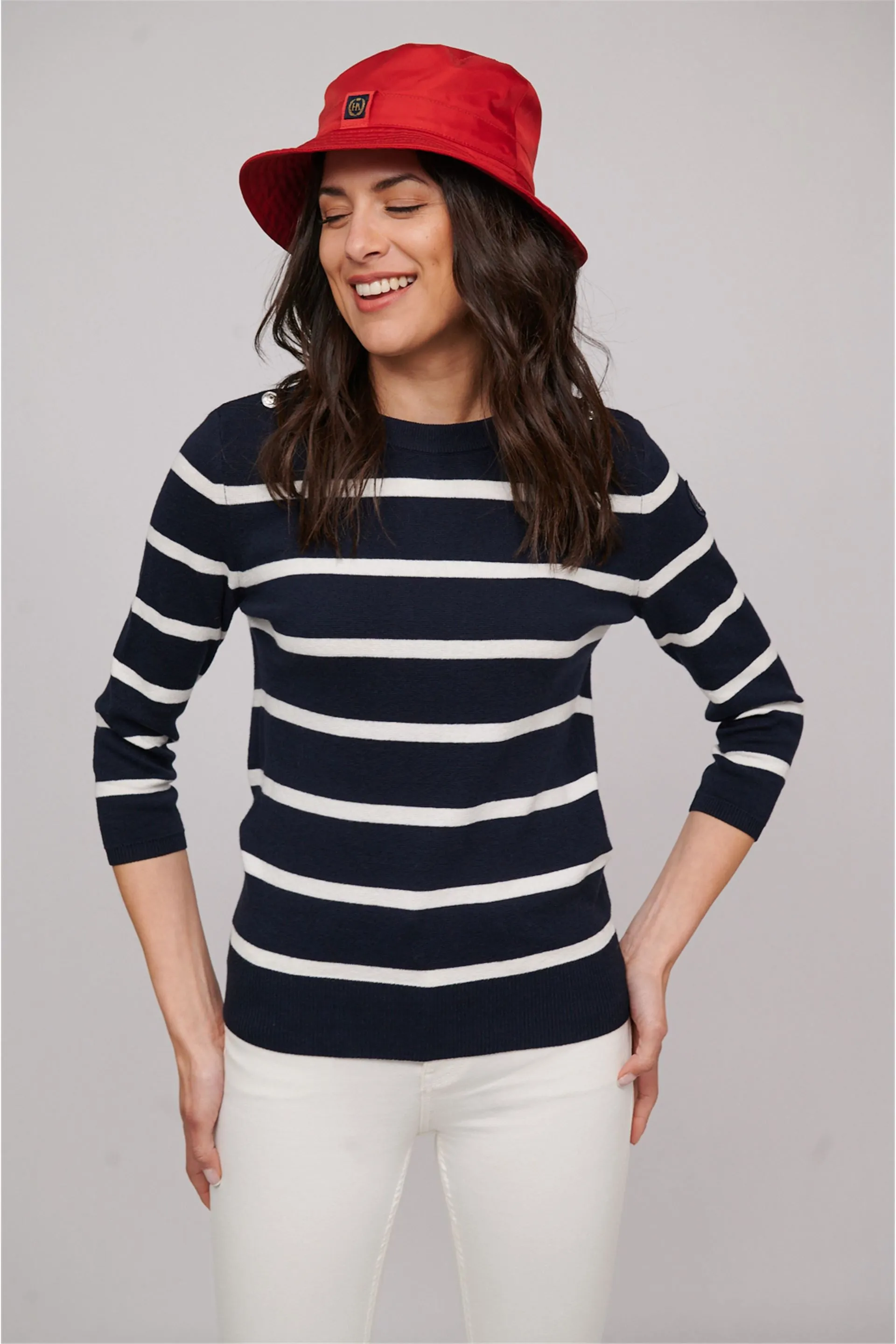 Amanda Luxury Soft Cotton Sweater NAVY