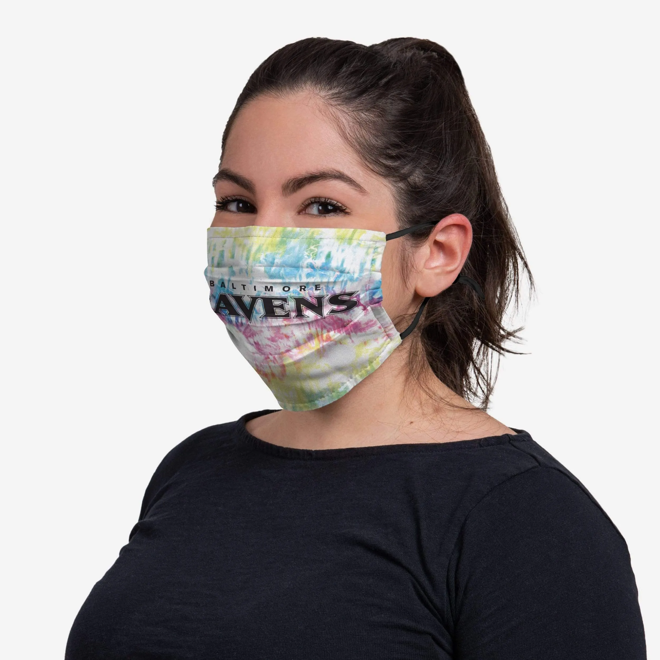 Baltimore Ravens Neon Floral 3 Pack Face Cover