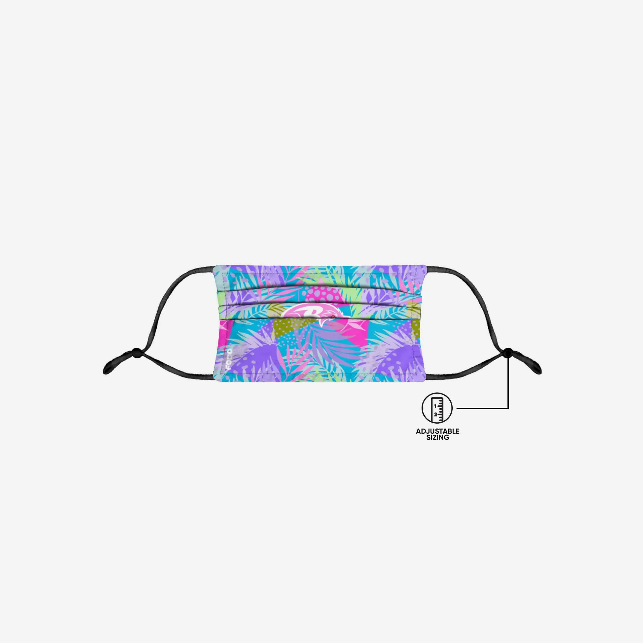 Baltimore Ravens Neon Floral 3 Pack Face Cover