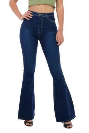 BC005 High waist stretch bell bottom jeans