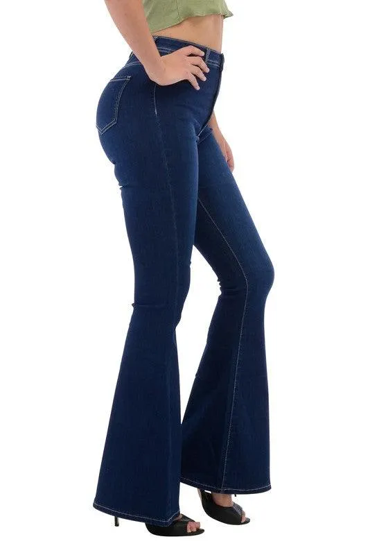 BC005 High waist stretch bell bottom jeans