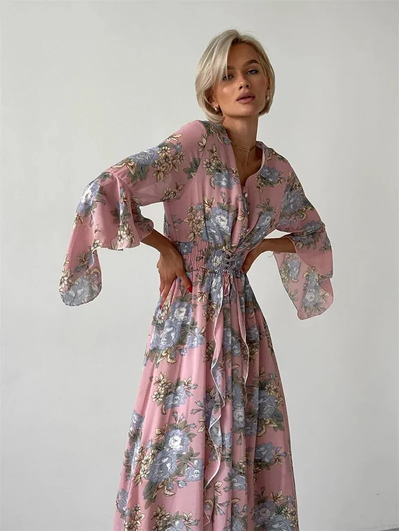 Bohemian Floral Summer Maxi Dresses