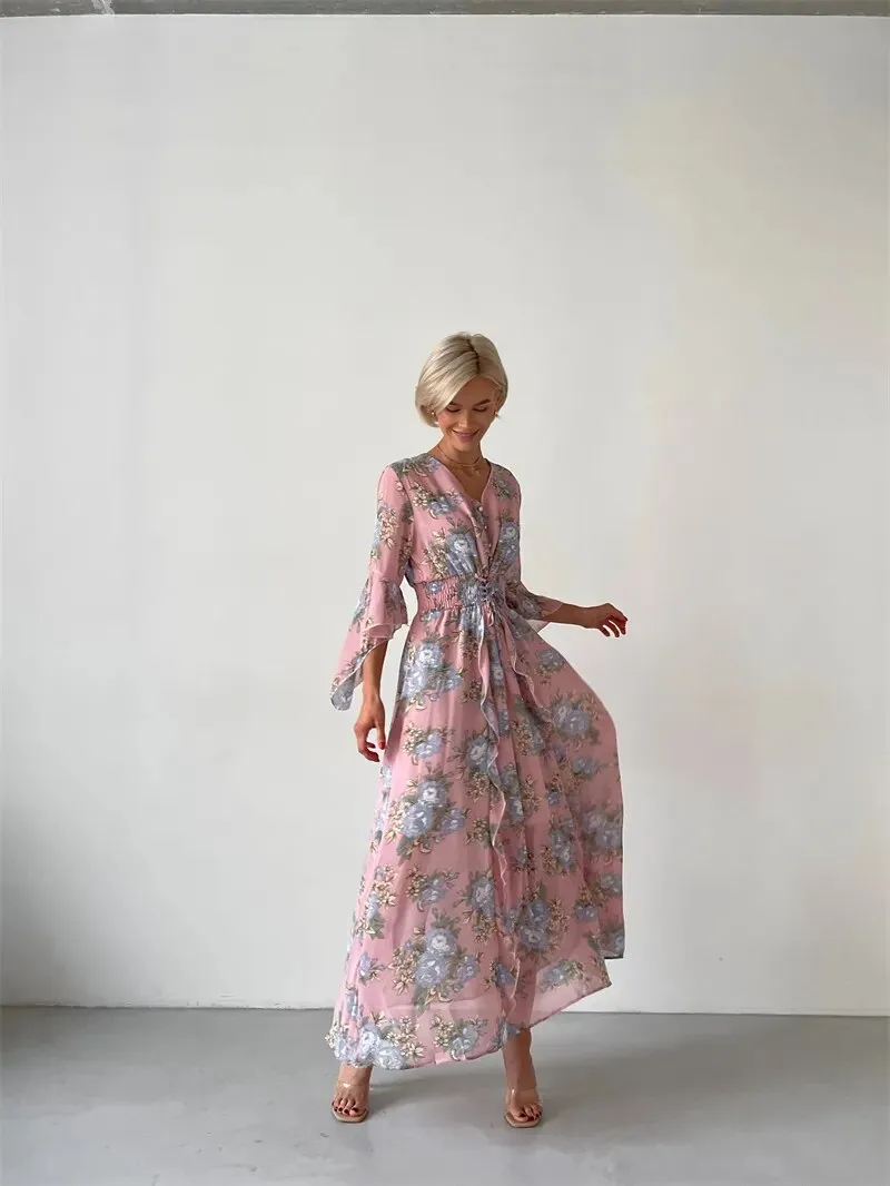 Bohemian Floral Summer Maxi Dresses