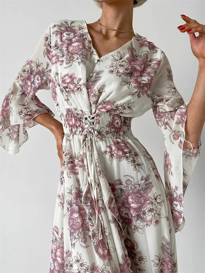 Bohemian Floral Summer Maxi Dresses