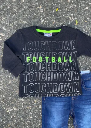 boys thermal tee - touchdown