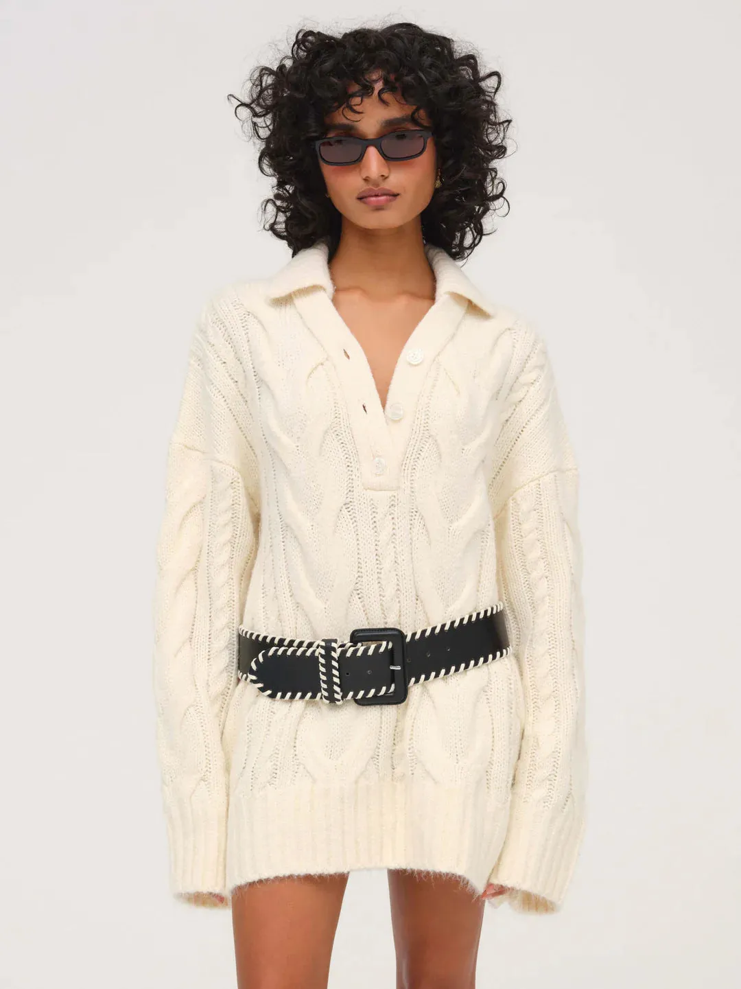 Camille Cable Knit Sweater
