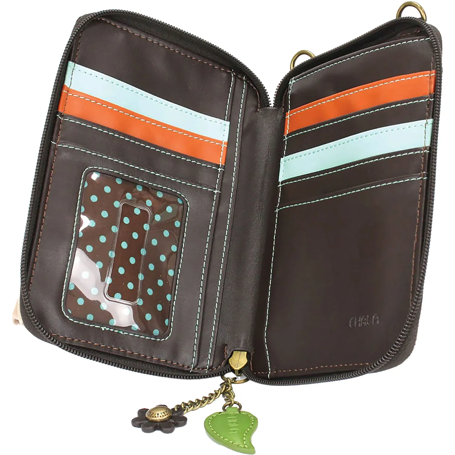 Chala Daisy Wallet Crossbody Ivory Synthetic