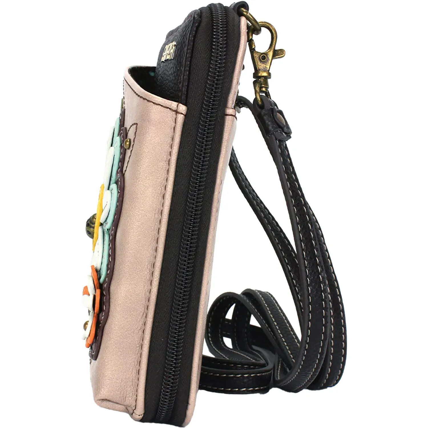 Chala Daisy Wallet Crossbody Ivory Synthetic