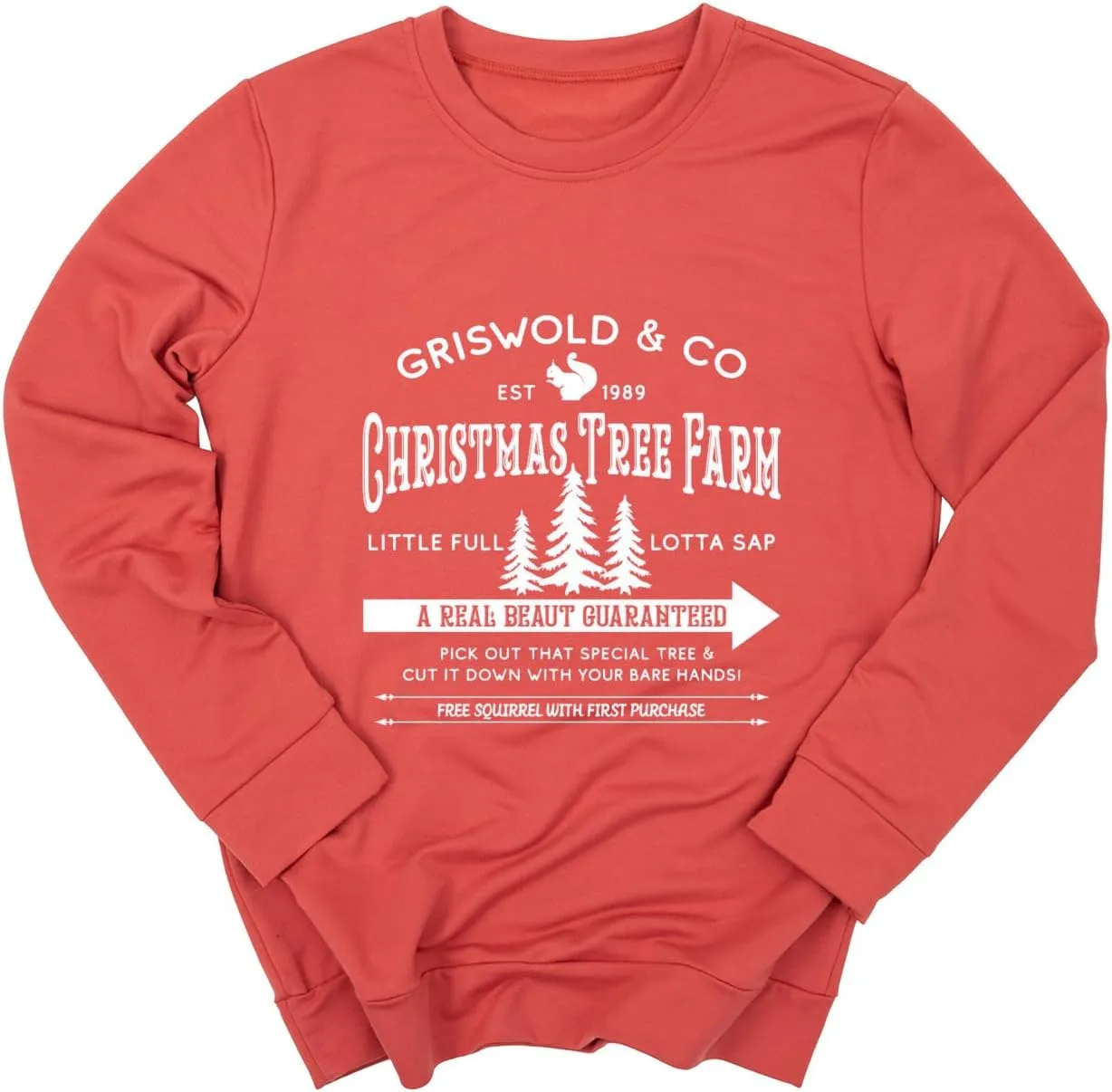 Christmas Sweatshirts For women Funny Christmas Sweater Cozy Holiday Graphic Tops