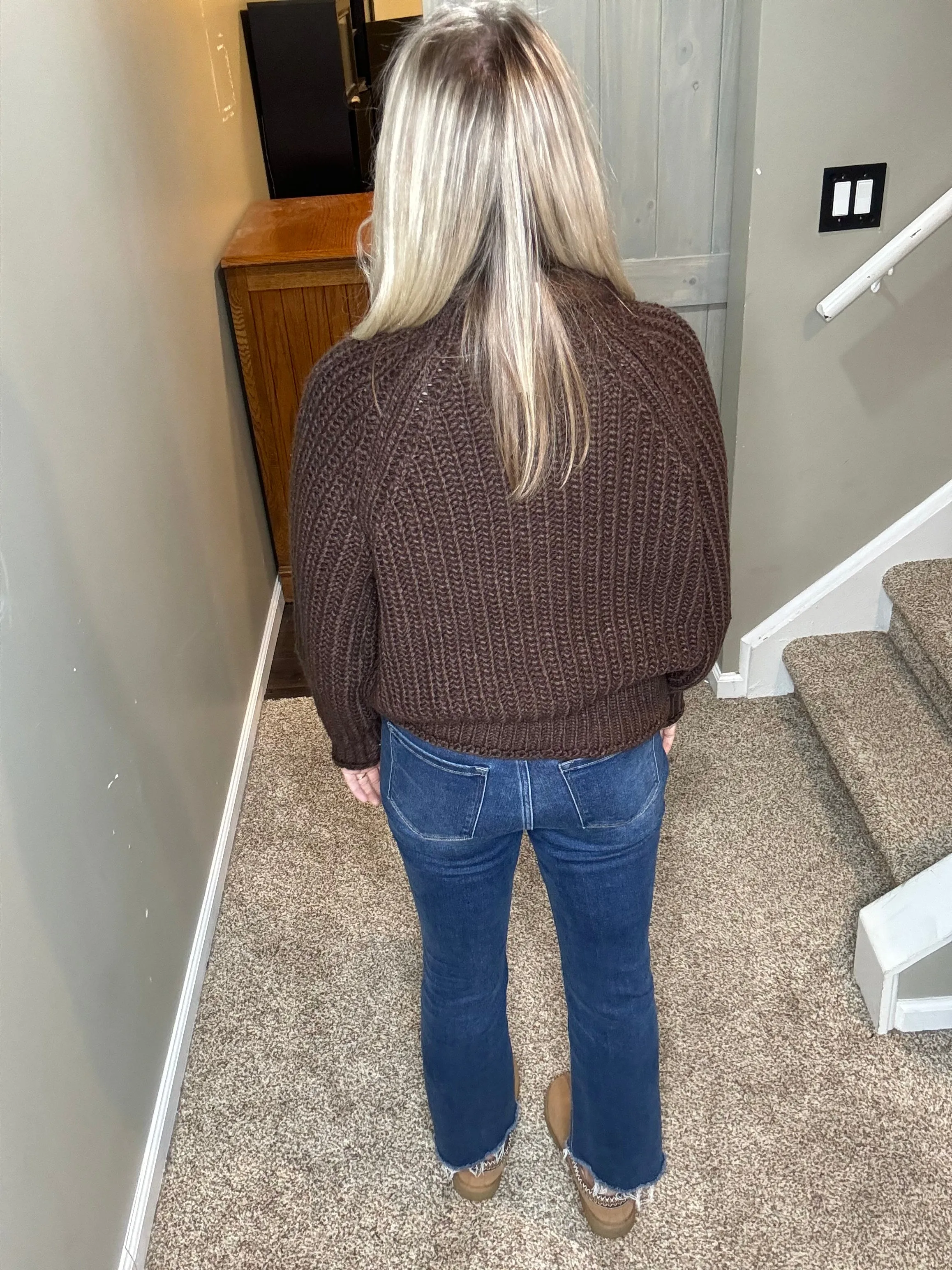 Chunky Knit Chocolate Sweater