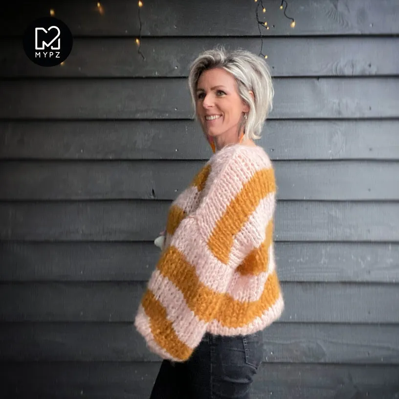 Chunky Mohair Pullover Apache