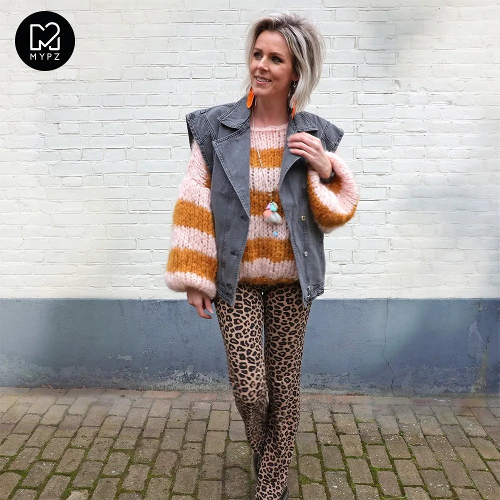 Chunky Mohair Pullover Apache