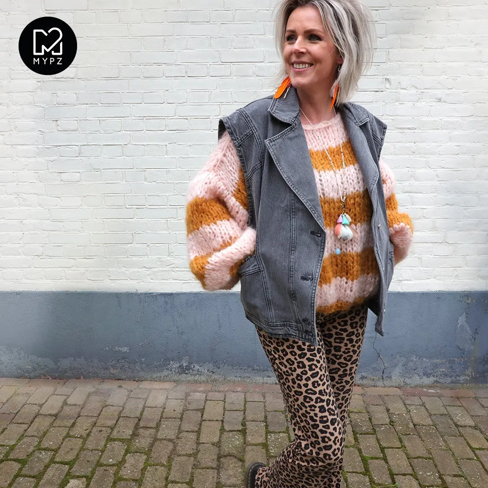 Chunky Mohair Pullover Apache