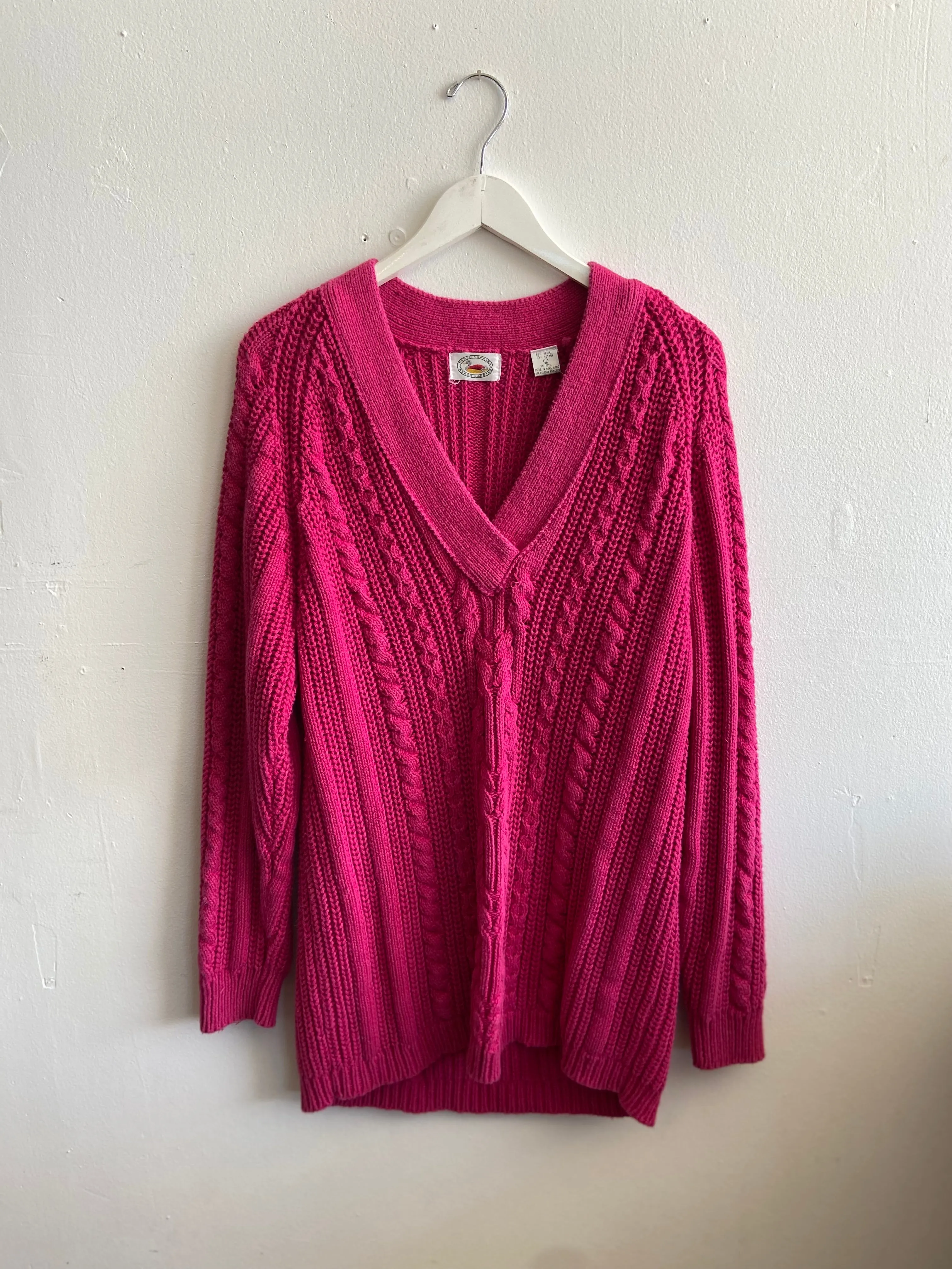 Chunky Pink Sweater