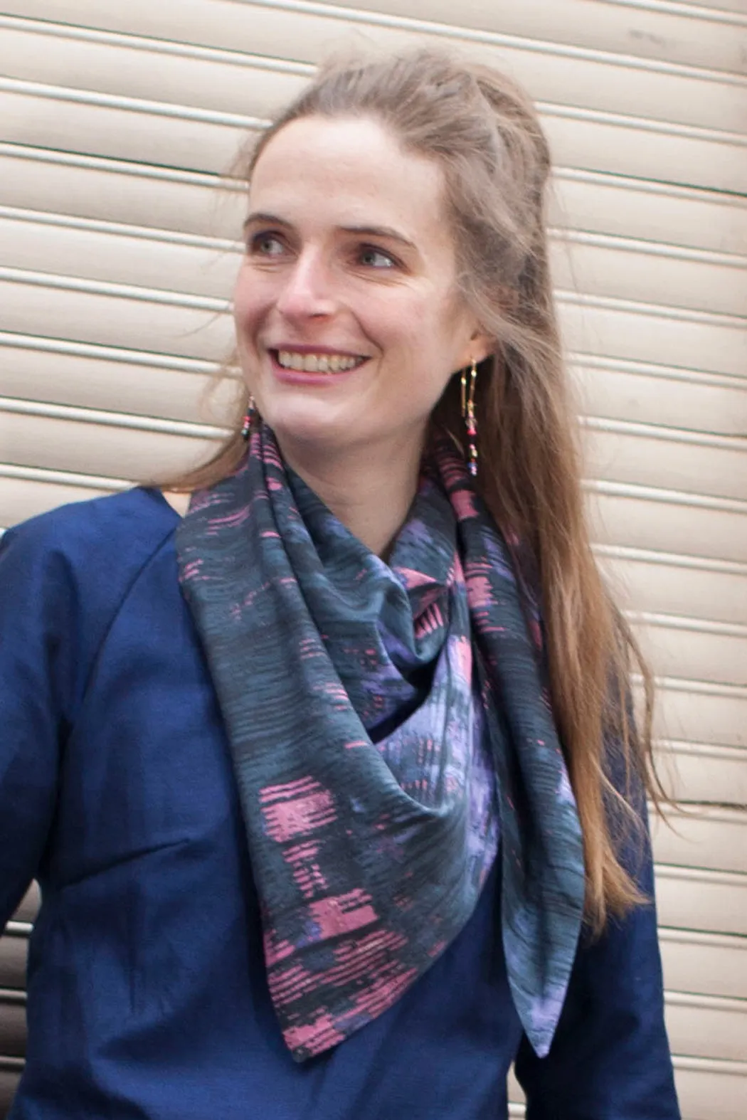 Colorful Triangle Scarf Printed