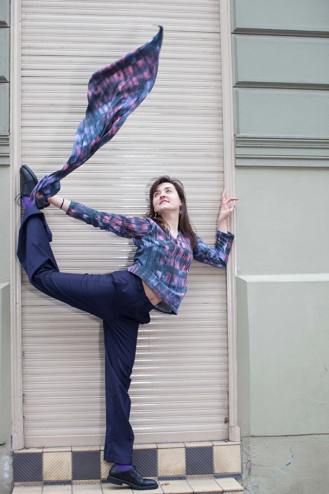 Colorful Triangle Scarf Printed