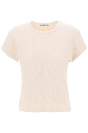 cotton honeycomb pattern t-shirt CL0266 SOFT PINK