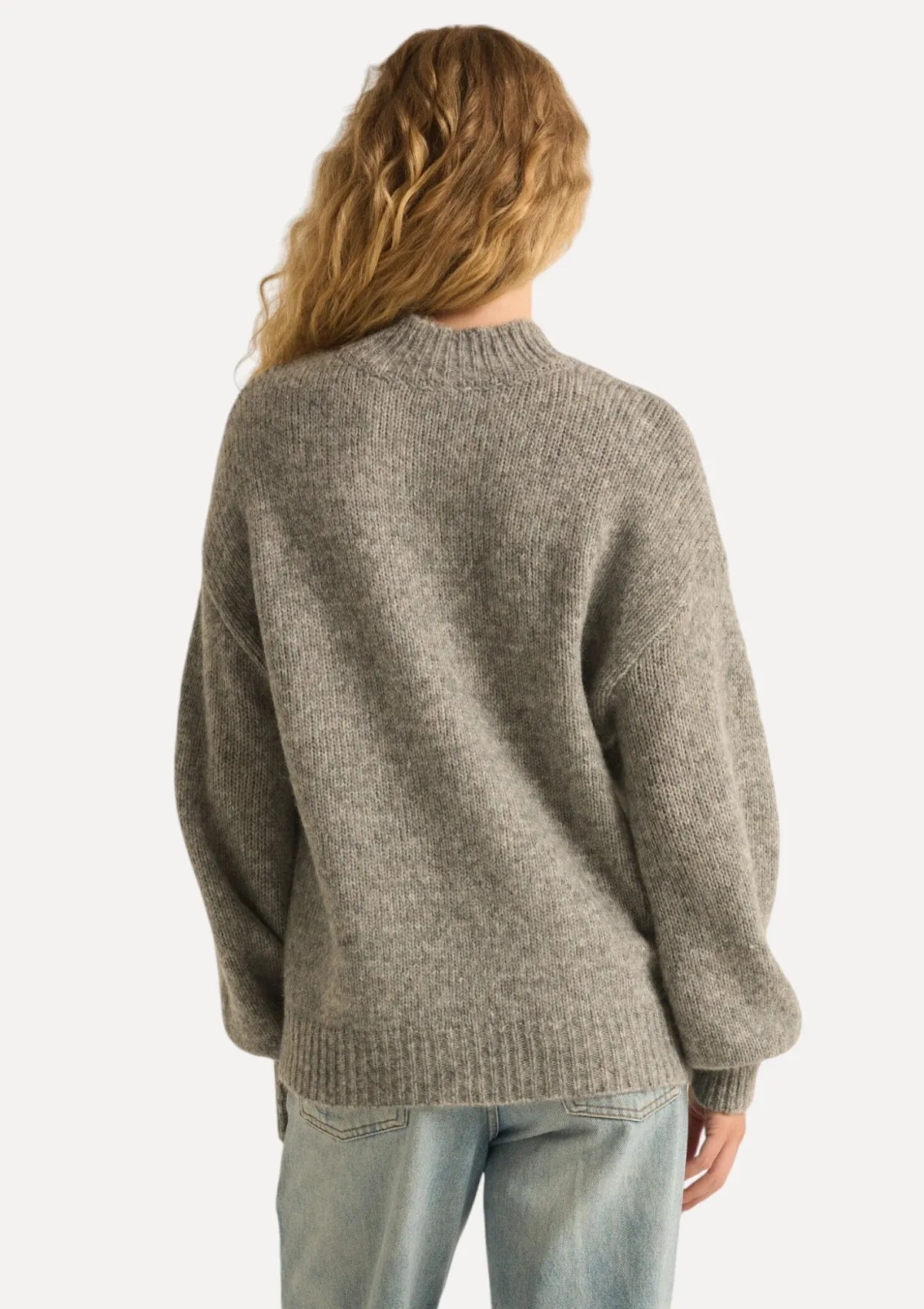 Danica Sweater - Heather Grey
