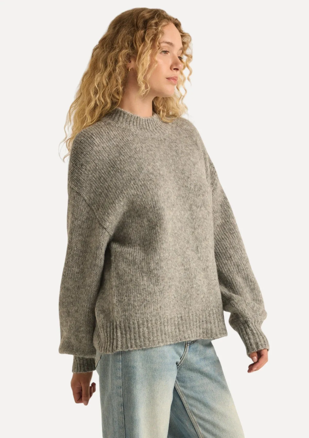 Danica Sweater - Heather Grey