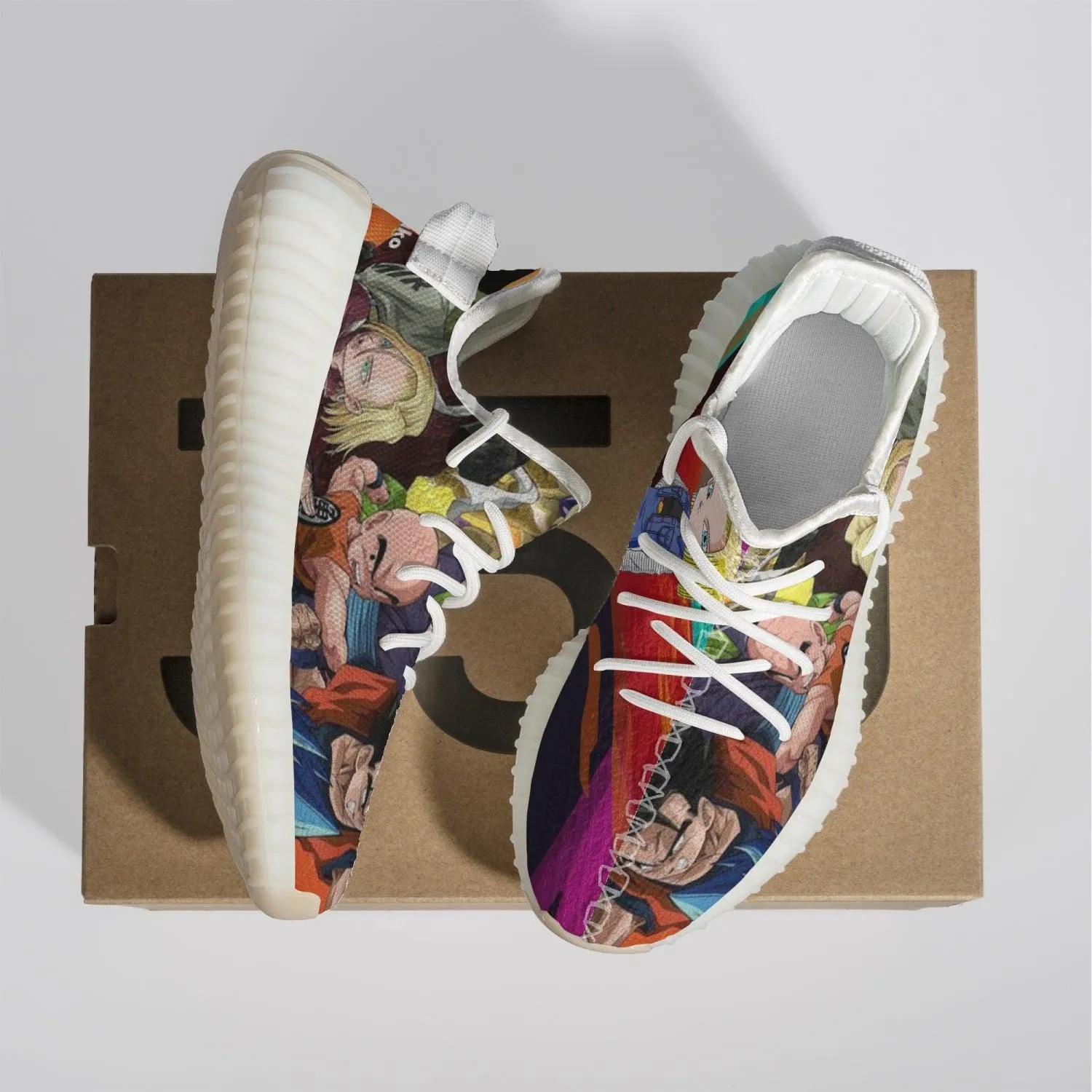 Dragon Ball Z YZ White Anime Shoes