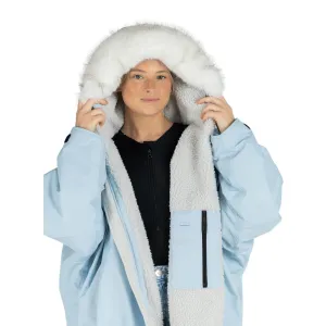 Dryrobe Advance Alpine Range Long Sleeved Changing Robe - Ice Blue