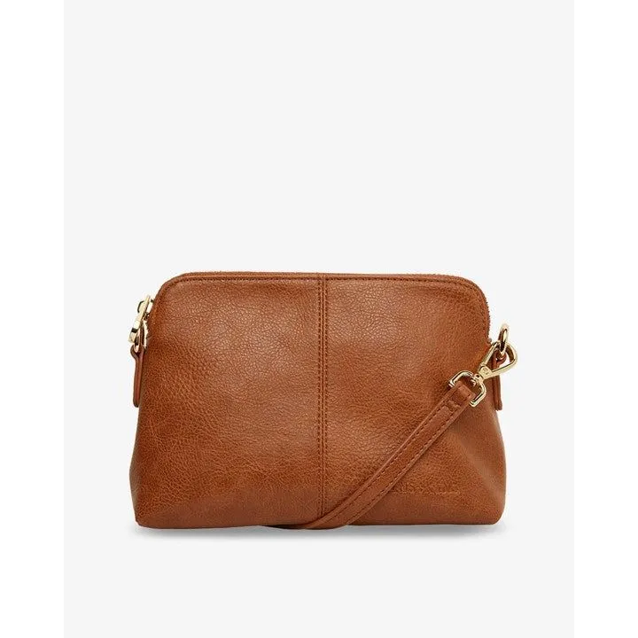 Elms King - Burbank Crossbody - Tan Pebble