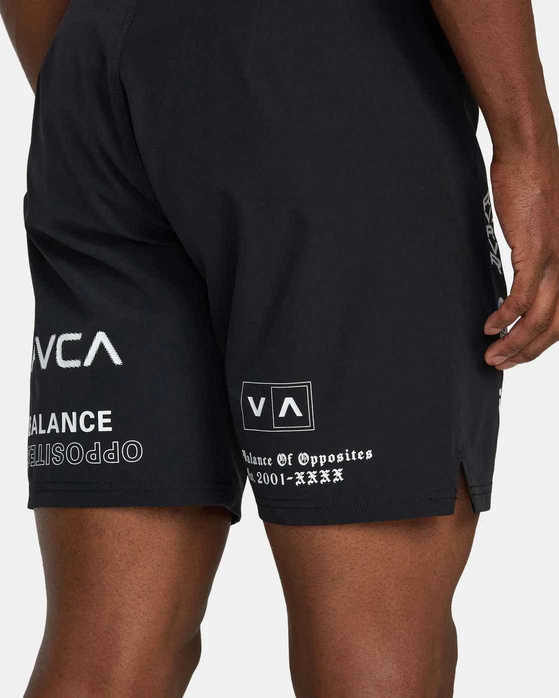 Fight 15" Scrapper Shorts - Black All Brand 2
