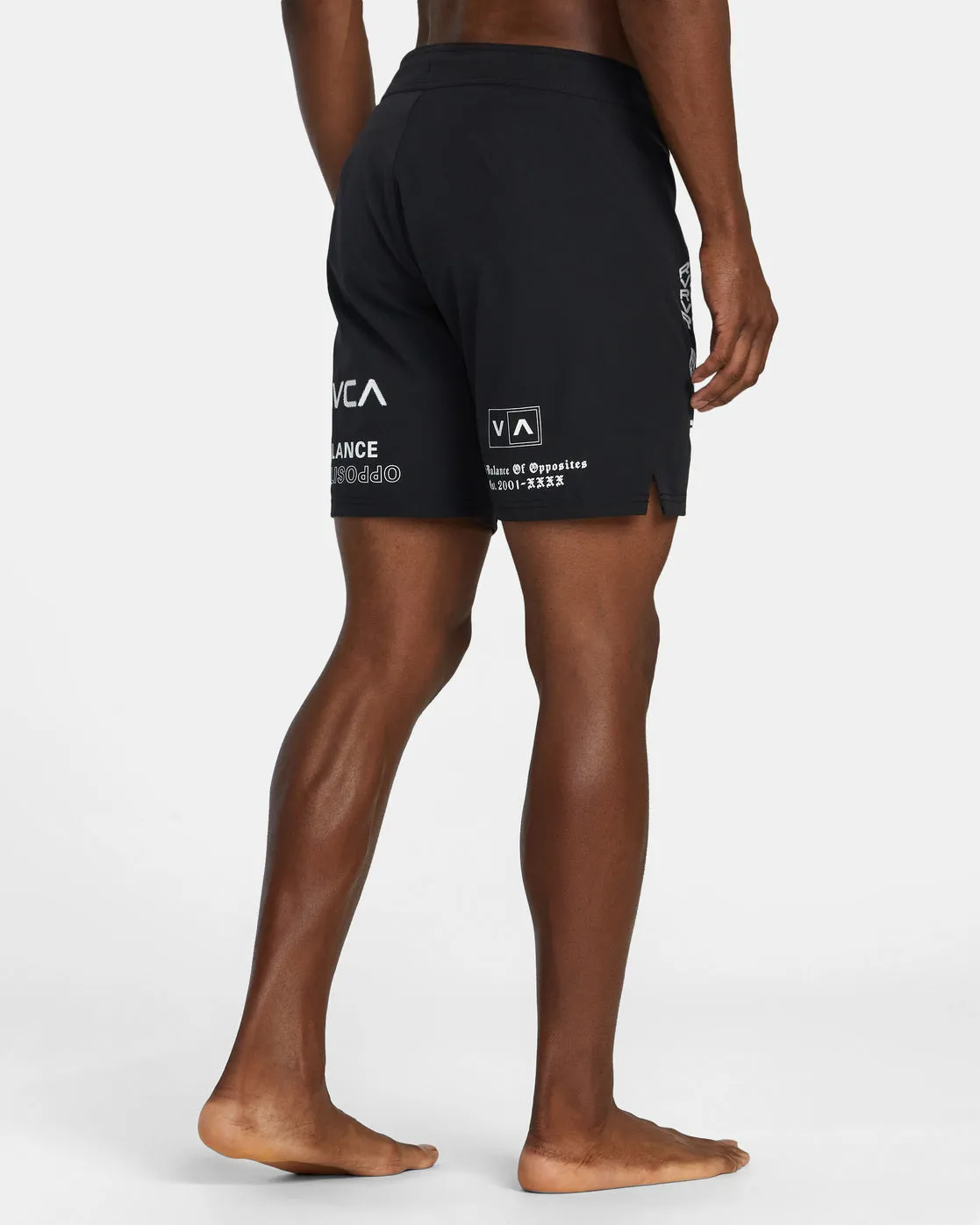 Fight 15" Scrapper Shorts - Black All Brand 2