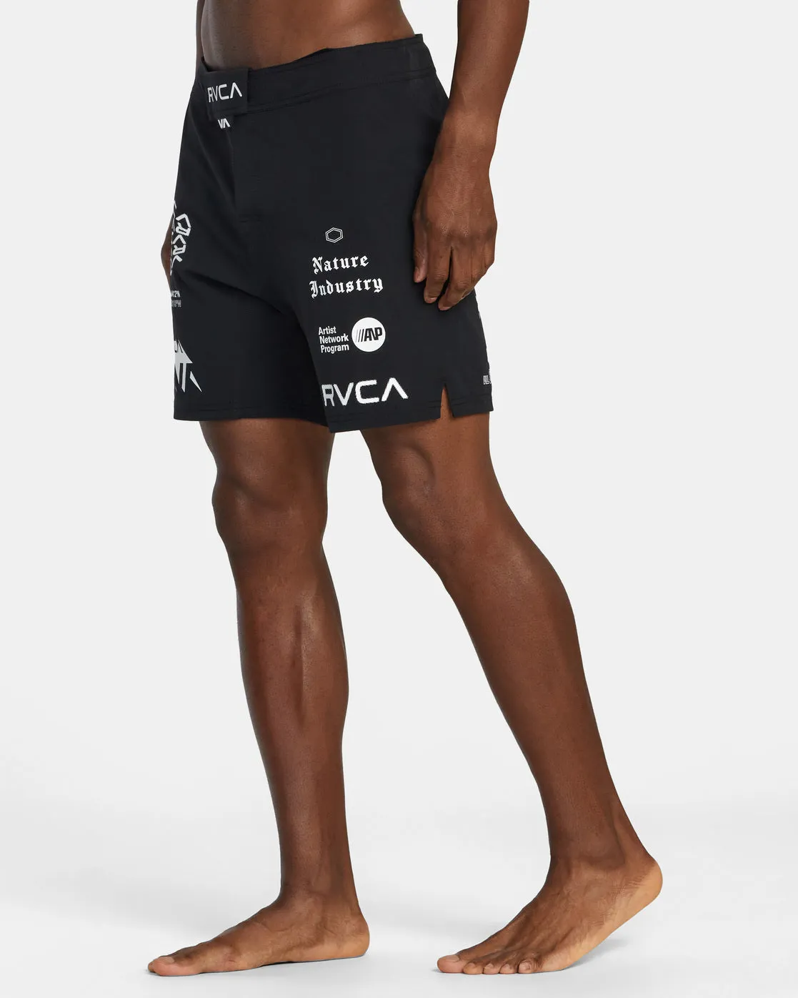 Fight 15" Scrapper Shorts - Black All Brand 2