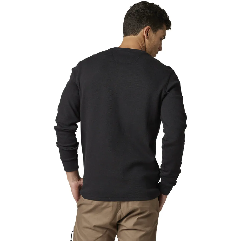 FOX GRUNT WORK THERMAL HENLEY LS TOP [BLACK]