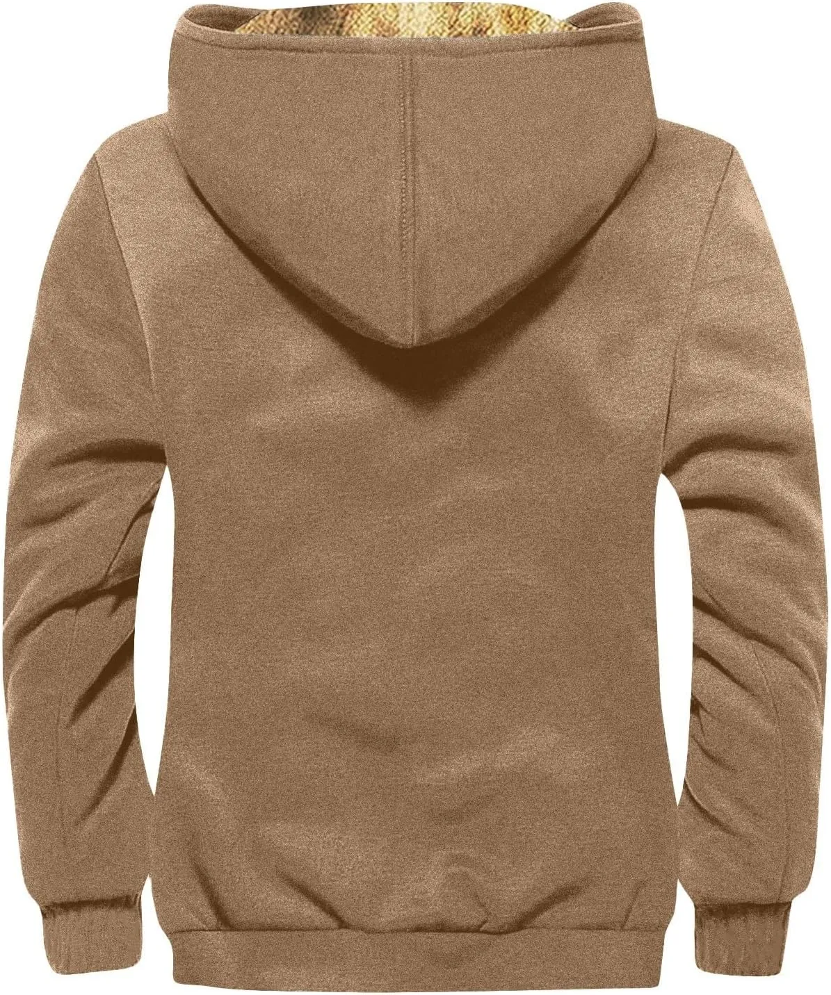 GOFULY Mens Jackets Casual Stylish Sherpa With Hood 2024 Winter Coats Fuzzy Zipper Hoodie Big And Tall Packable Fall Clothes