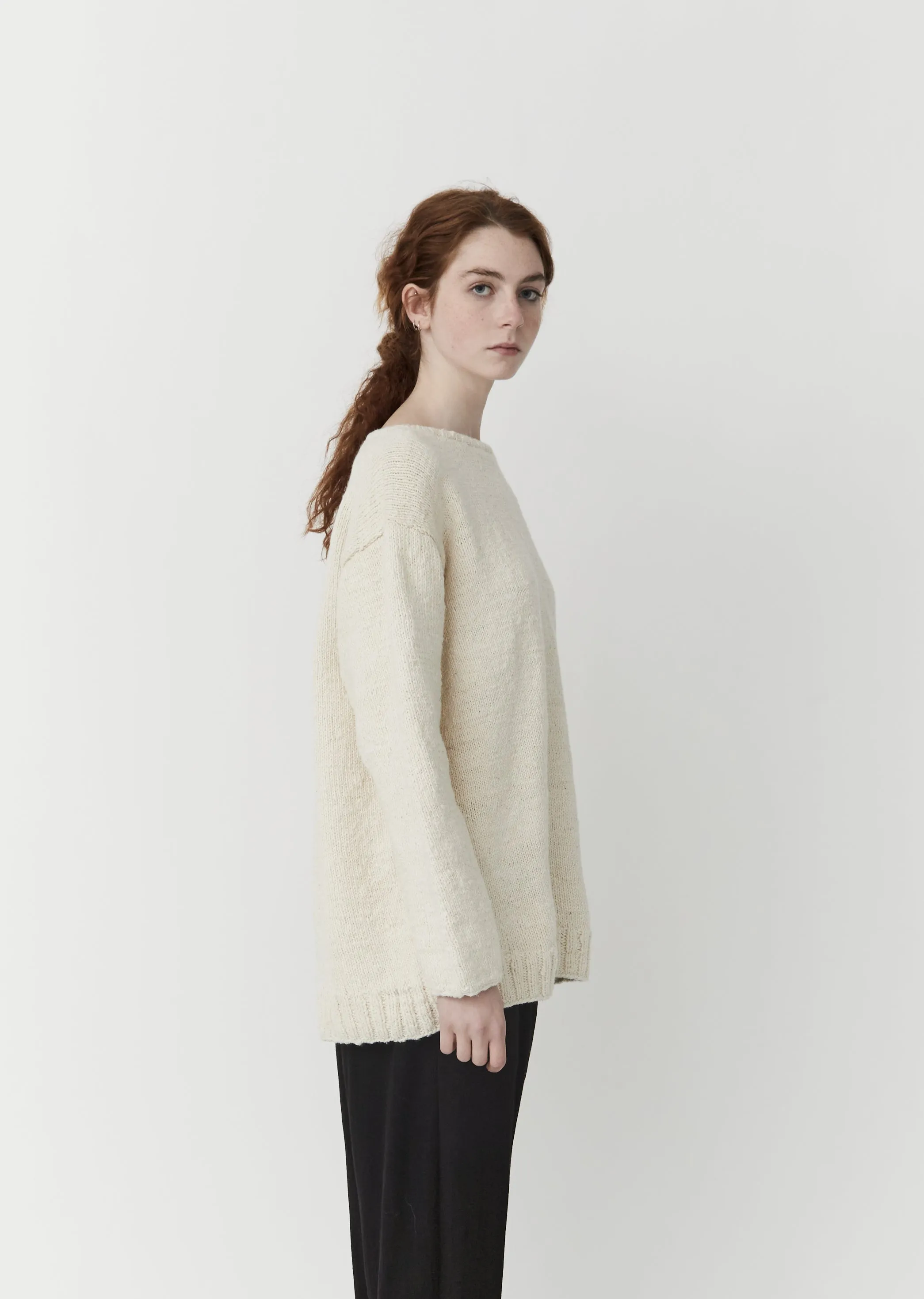 Hand-dyed Woven Sweater