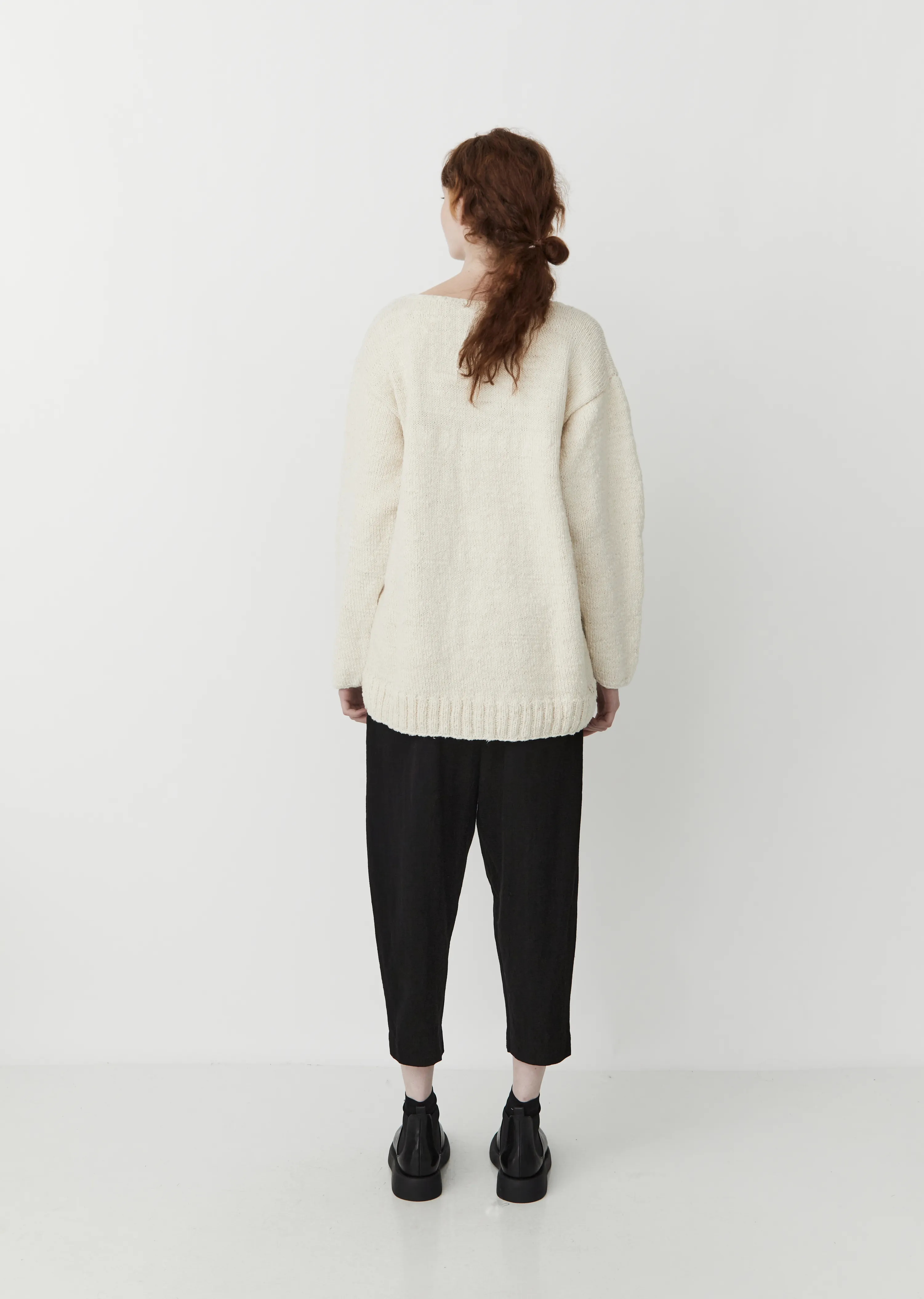Hand-dyed Woven Sweater