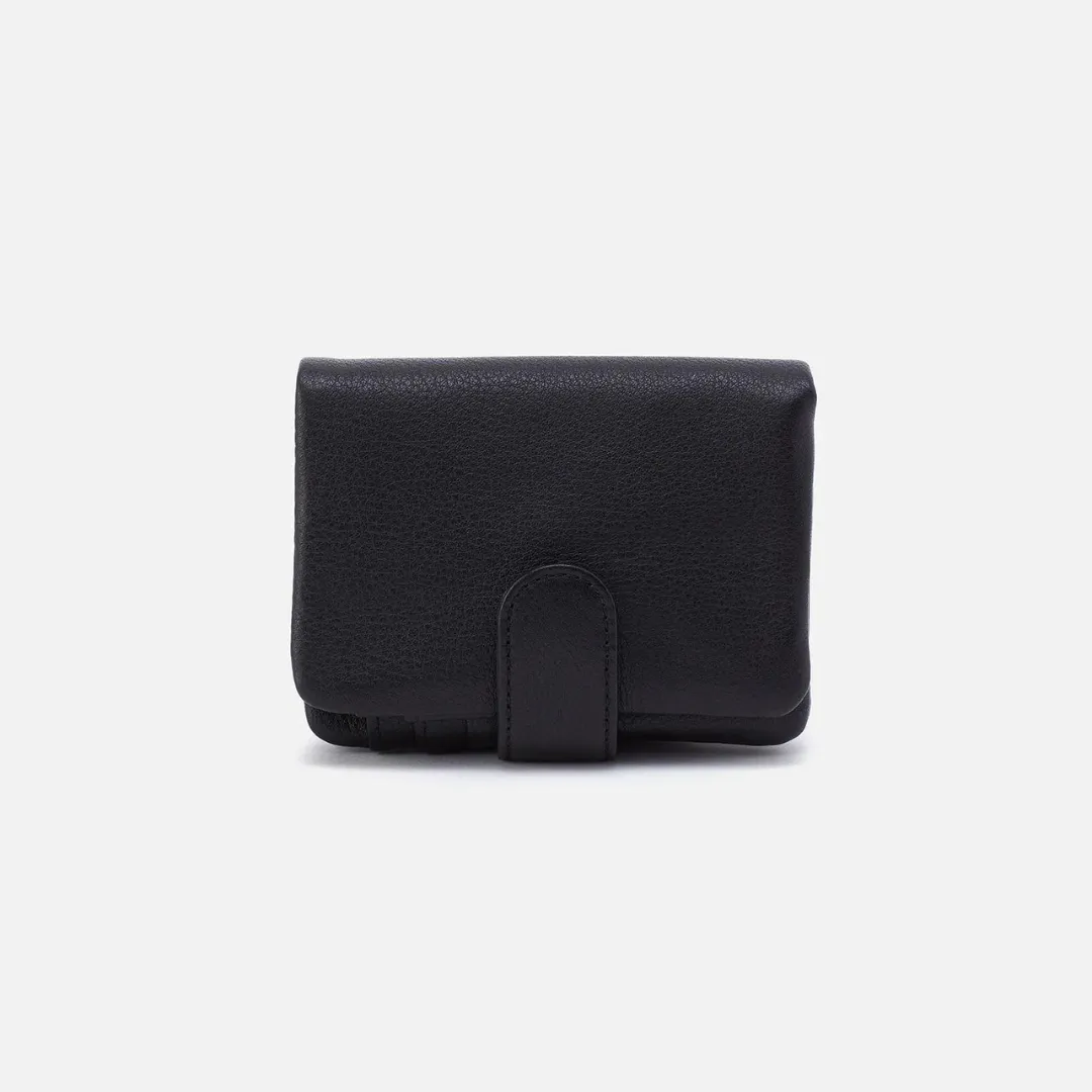 Hobo Fern Bifold Wallet Pebbled Leather