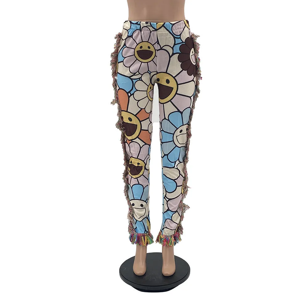 In The Valley Tassel Lilen Pants