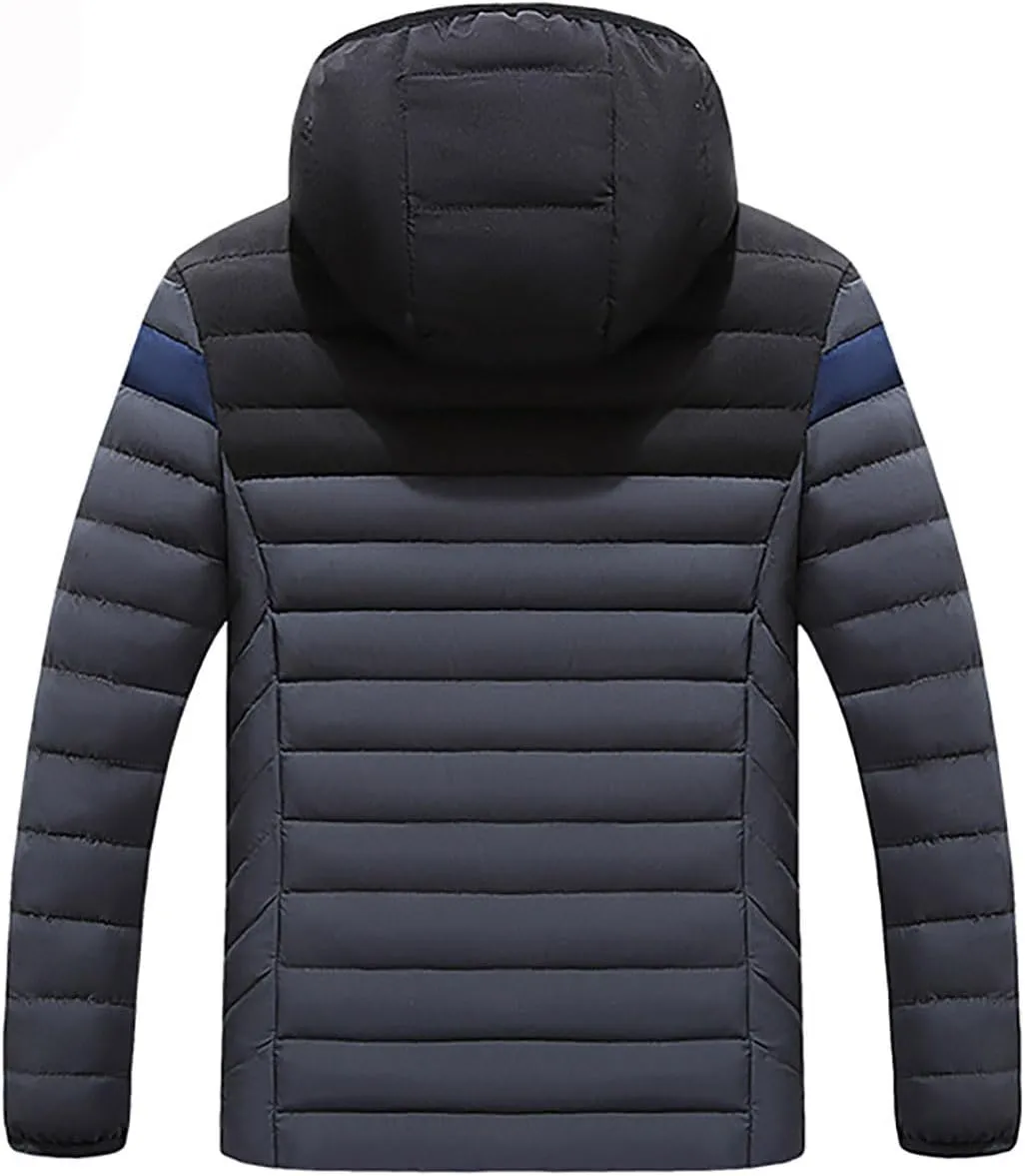 Kids Padded Clothing Autumn Winter Warm Casual Fashion Combination Thick Padded Hooded Coat Jacket Boys Medium