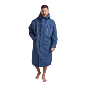 Long Sleeve Waterproof Dry Changing Robe Alter Evo - Admiral Blue