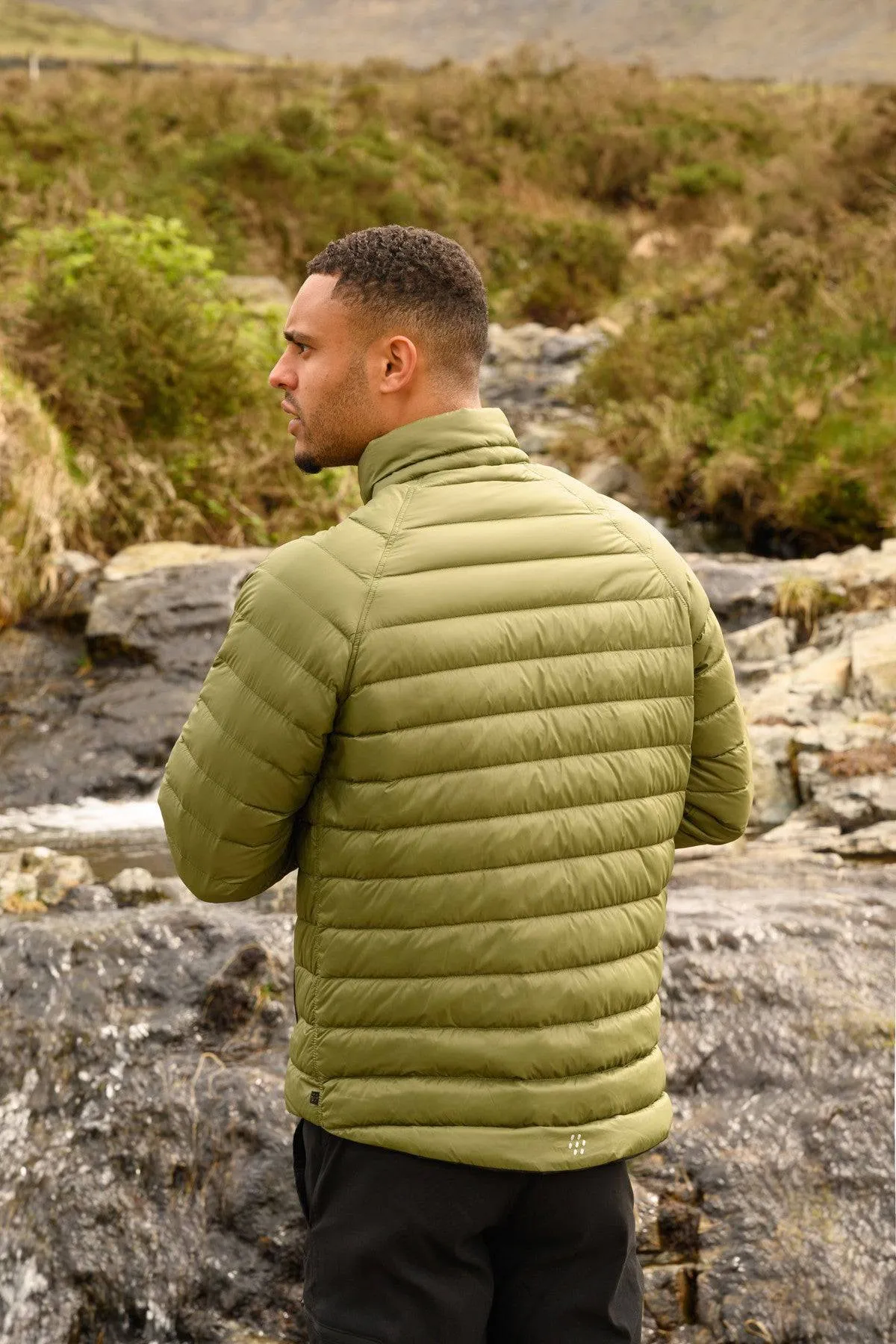 Mac in a Sac Mens Polar Reversible Jacket -KHAKI/BLACK
