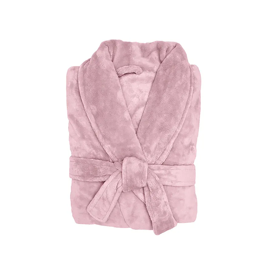 Microplush Bathrobe Blush
