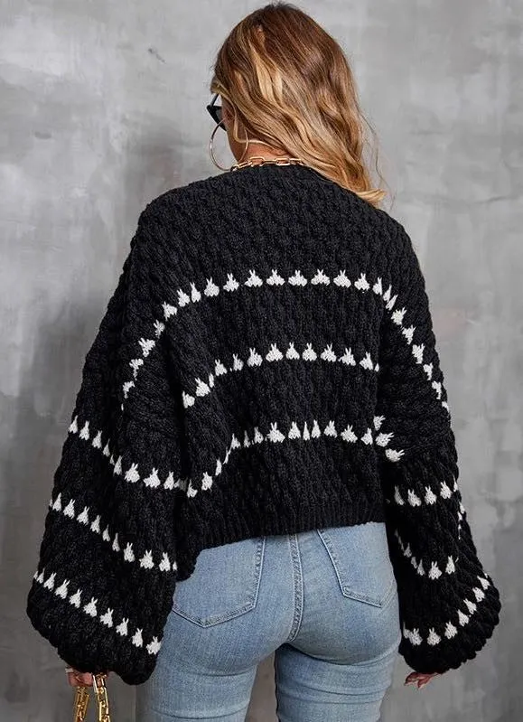 Miss Sparkling Chunky knit sweater