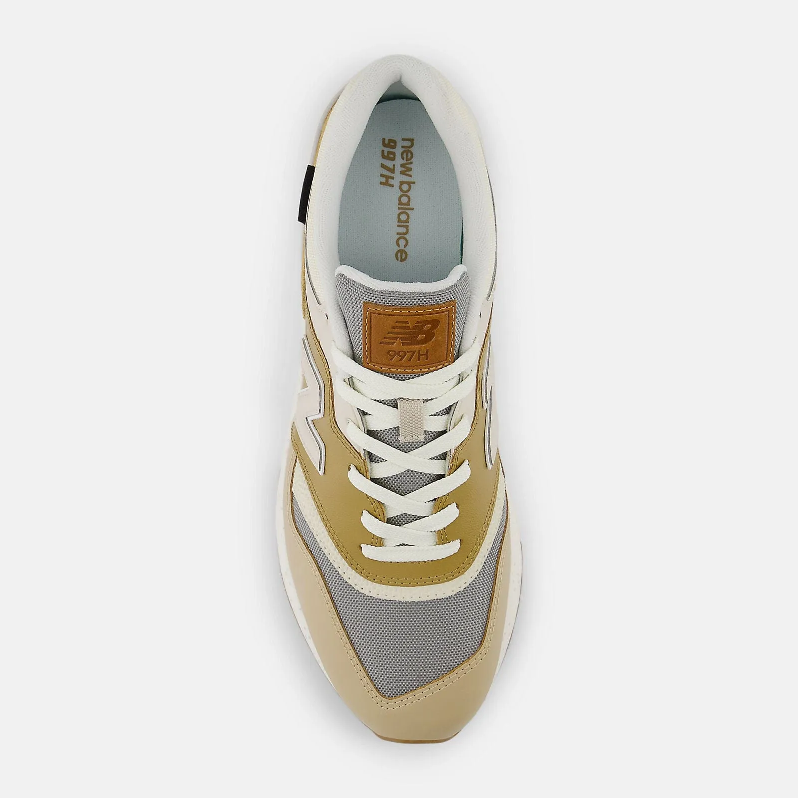 New Balance Unisex 997 Sneakers- Beige/ White