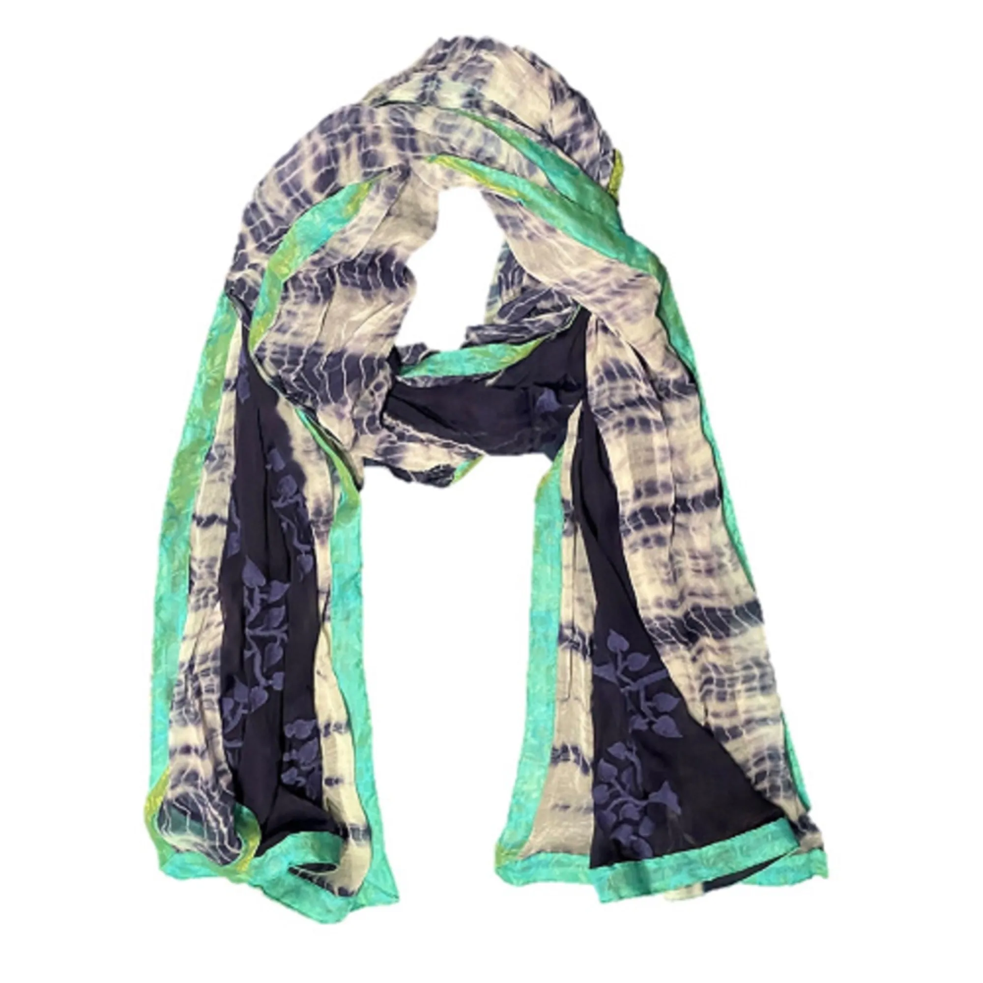 One of a Kind Pure Silk Chiffon Scarves - Limited edition
