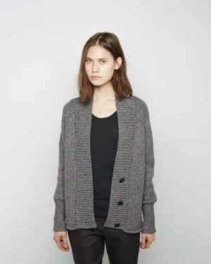 Oversized Merino Cardigan