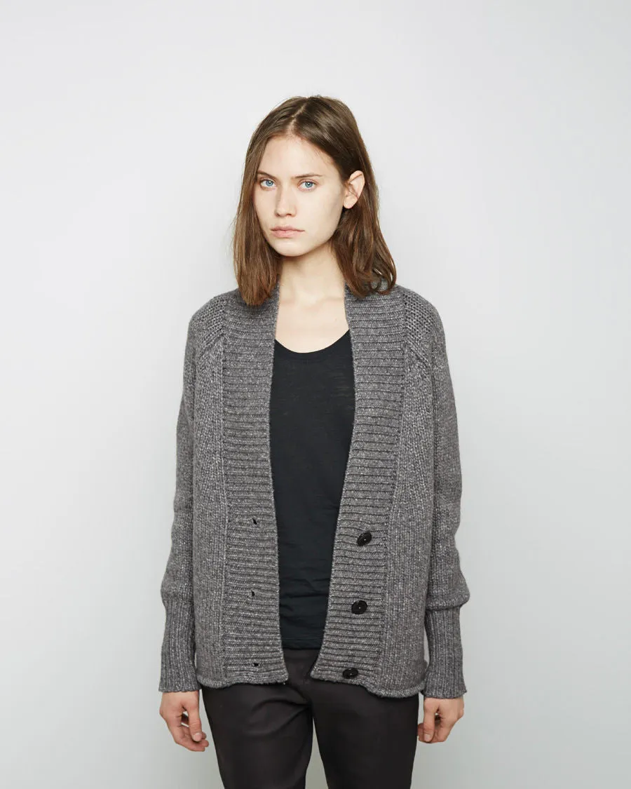 Oversized Merino Cardigan