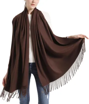 Pashmina Scarf and Shawl - Soft Women Pashminas Wrap for Wedding Evening Party (20 Colors)