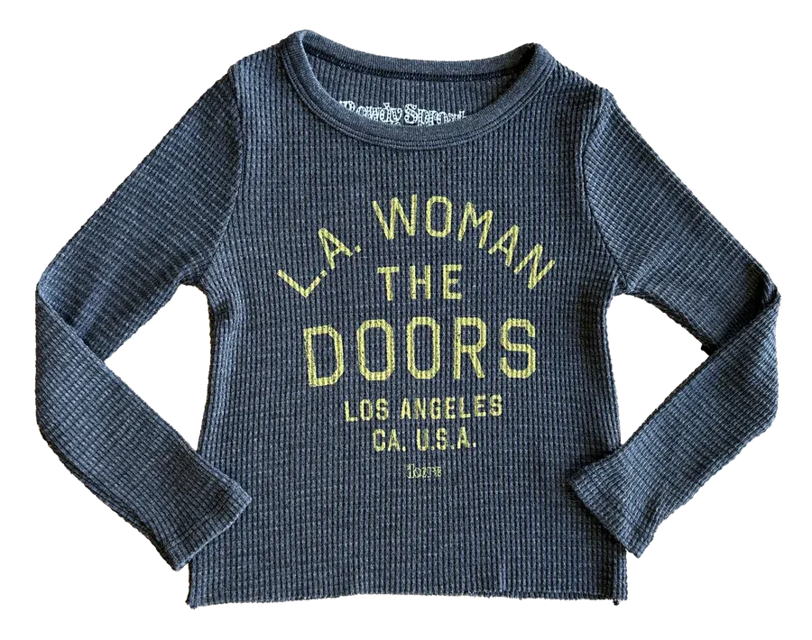 Rowdy Sprout Doors LA Woman LS Thermal Tee