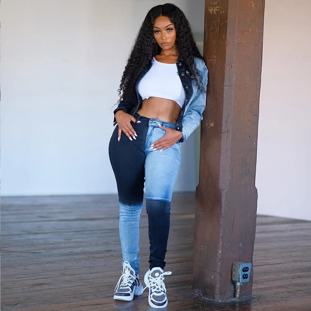 Sexy Stitched Skinny Jeans